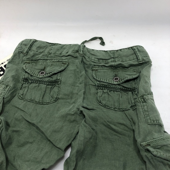 Z BRAND LONG LINEN CARGO CROPPED PANTS NWT SIZE 25 - Picture 7 of 13